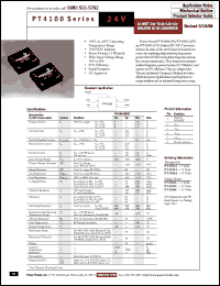 Click here to download PT4100-24 Datasheet