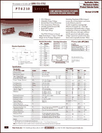 Click here to download PT6213 Datasheet