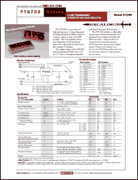 Click here to download PT6705 Datasheet