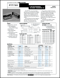 Click here to download PT7702N Datasheet