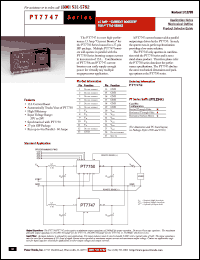 Click here to download PT7747 Datasheet