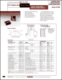 Click here to download PT78NR100 Datasheet