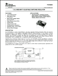 Click here to download PTN78000W Datasheet