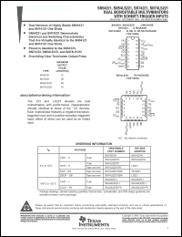 Click here to download SN74221NE4 Datasheet