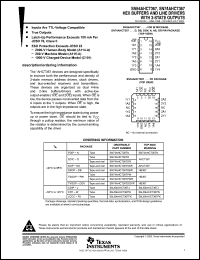 Click here to download SN54AHCT367 Datasheet