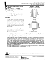 Click here to download SN54ALS193A Datasheet