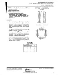 Click here to download SN54ALS564BW Datasheet