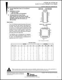 Click here to download SN54HC148W Datasheet