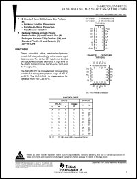 Click here to download SN54HC151 Datasheet