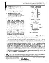 Click here to download SN54HC191W Datasheet