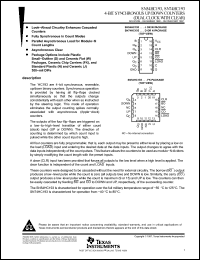 Click here to download SN74HC193 Datasheet