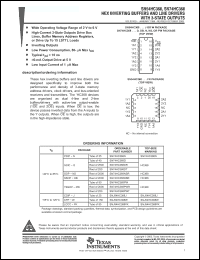 Click here to download SN54HC368W Datasheet