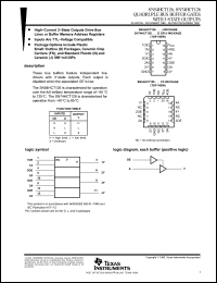 Click here to download SN54HCT126 Datasheet