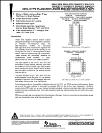 Click here to download SN74LS374DWG4 Datasheet