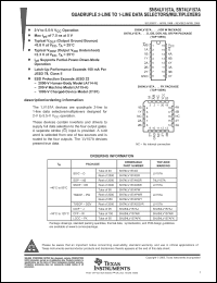 Click here to download SNJ54LV157AW Datasheet