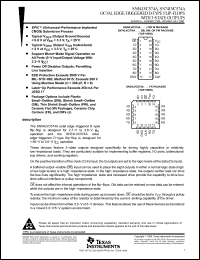 Click here to download SN54LVC574 Datasheet