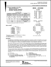 Click here to download SN74S182D Datasheet