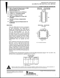 Click here to download SN55ALS194FK Datasheet