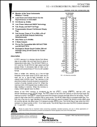 Click here to download SN74ACT7804DL Datasheet