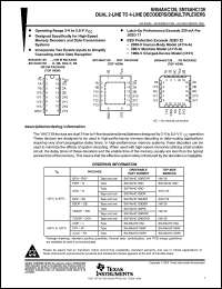 Click here to download SN74AHC139DGV Datasheet