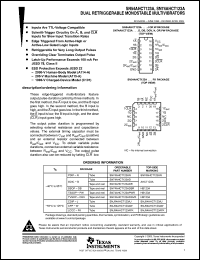 Click here to download SN74AHCT123AN Datasheet