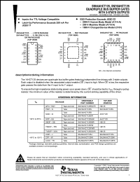 Click here to download SN74AHCT125DB Datasheet