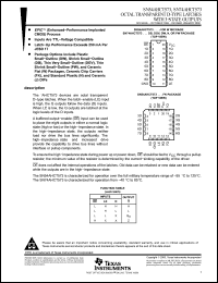 Click here to download SN74AHCT573DB Datasheet