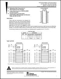 Click here to download SN74ALS1645A Datasheet