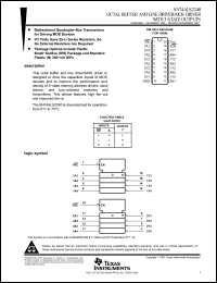 Click here to download SN74ALS2240 Datasheet