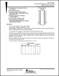 Click here to download SN74ALS843 Datasheet