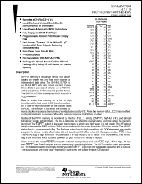 Click here to download SN74ALVC7804 Datasheet