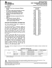 Click here to download SN74ALVCH162373LR Datasheet