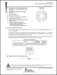 Click here to download SN74AUC14 Datasheet