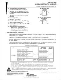 Click here to download SN74AUC1G00 Datasheet