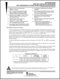 Click here to download SN74AVCBH164245GR Datasheet