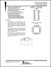 Click here to download SN74BCT541A Datasheet