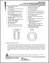 Click here to download SN74CB3Q3253PW Datasheet