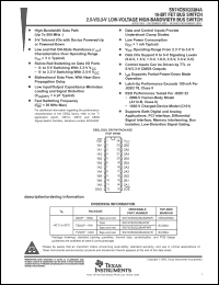 Click here to download SN74CB3Q3384APWR Datasheet