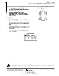 Click here to download SN74CBT3257DB Datasheet