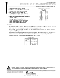 Click here to download SN74CBTLV3257DBQ Datasheet