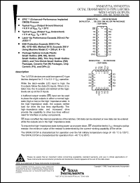 Click here to download SN74LV373APW Datasheet