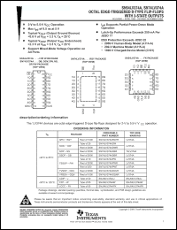 Click here to download SN74LV374APWT Datasheet