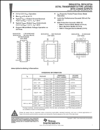 Click here to download SNJ54LV573AJ Datasheet