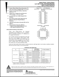 Click here to download SN74LVTH241DB Datasheet