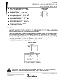 Click here to download SN75179 Datasheet