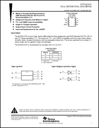 Click here to download SN75ALS191 Datasheet