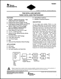 Click here to download TAS5001 Datasheet