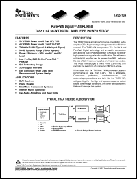 Click here to download TAS5110A Datasheet