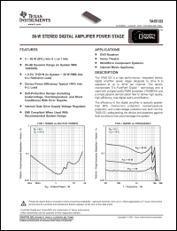 Click here to download TAS5122 Datasheet