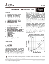 Click here to download TAS5152DKD Datasheet